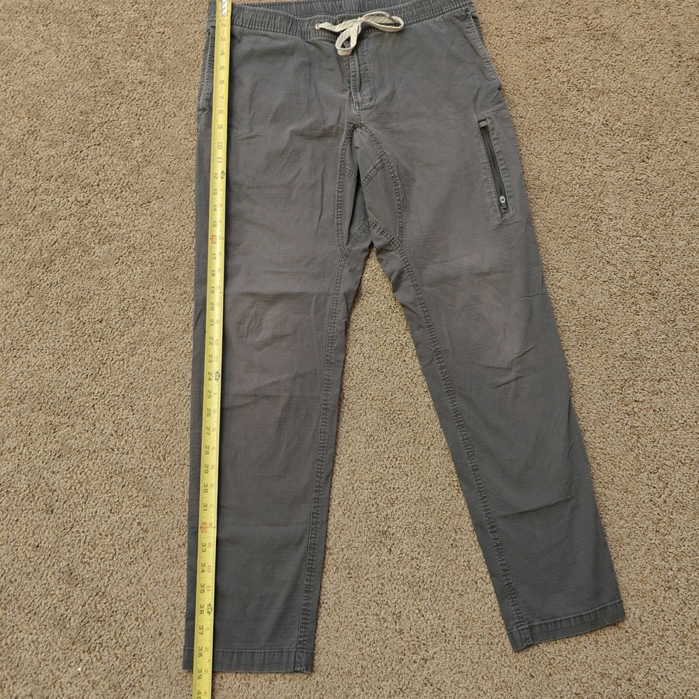 Vuori Ripstop Pant Mens XL Charcoal Grey Organic Cotton Stretch V412 Hiking - Picture 9 of 14